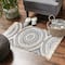 DII® Printed Natural Hand-Loomed Shag Rug, 2ft. x 3ft.